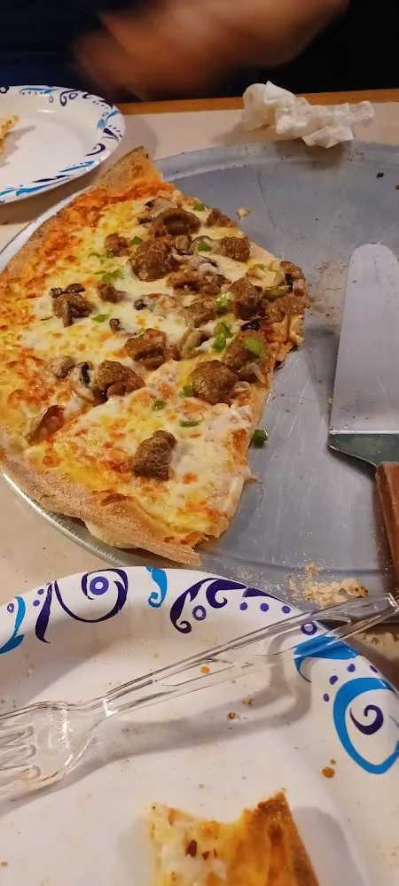 Sausage Mushrooms Black Olives Banana Peppers